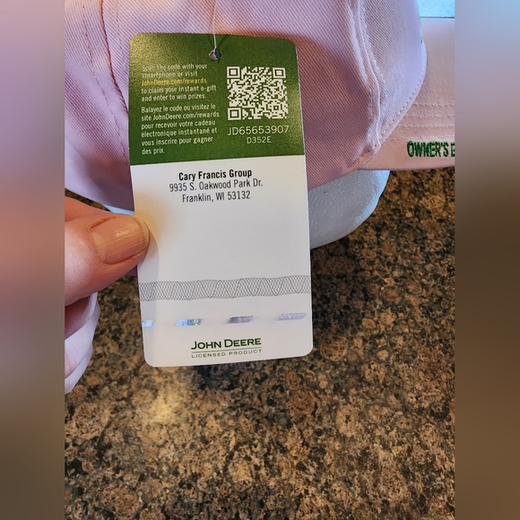 Pink Owner's Edition John Deere Adjustable Hat - Picture 7 of 8